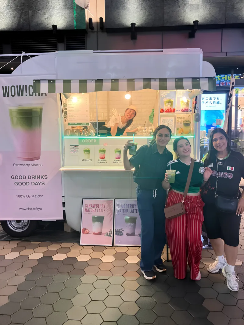 WOW!CHA Japanese tea drinks at Asakusa Broadway