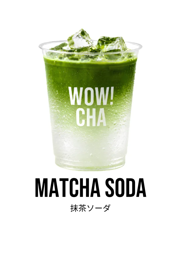 Matcha Soda at WOW!CHA Asakusa, Tokyo